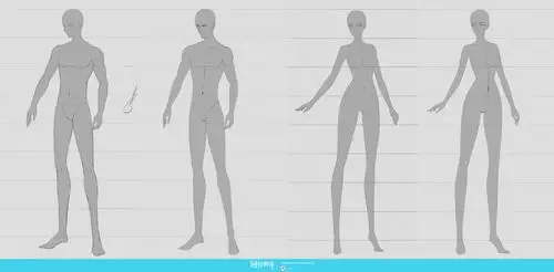 作业:古风人体线稿怎么画之人体线稿的练习方法 - 伞伞 - 轻微课
