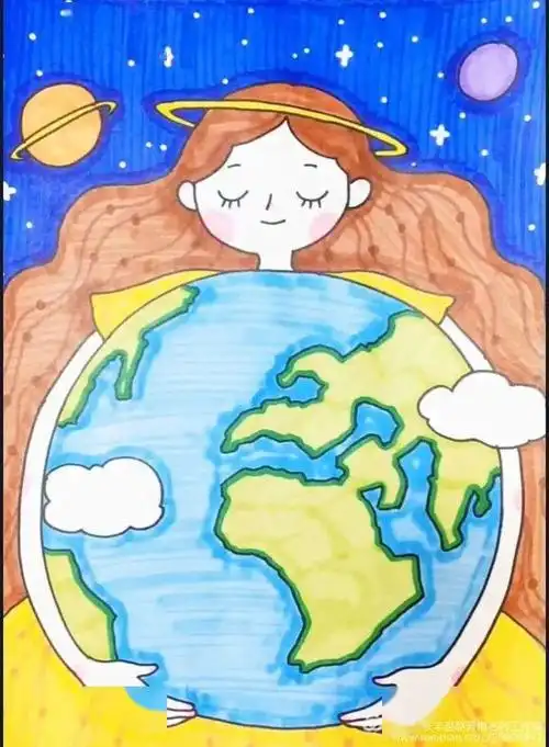 分享五:说说,唱唱《地球》《地球》地球"妈妈"真烦恼,天天都有垃圾掉.