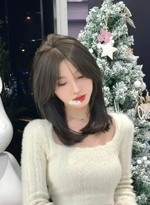 减龄瘦脸气质锁骨发|显白发色