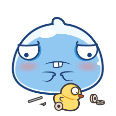 史莱姆豆牙微信表情系列