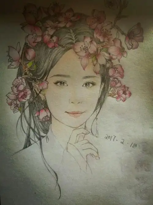 三生三世十里桃花# 今天刚画的白浅