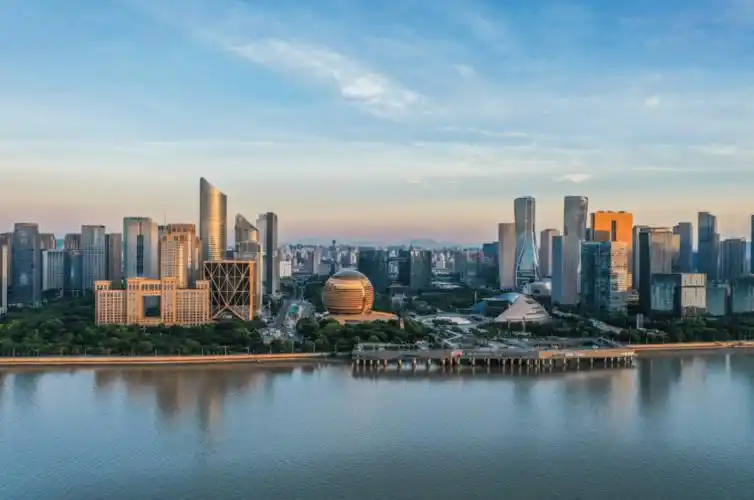 杭州钱江新城实景