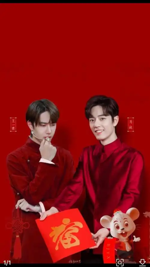 2020鼠年大吉,肖战王一博拜年了