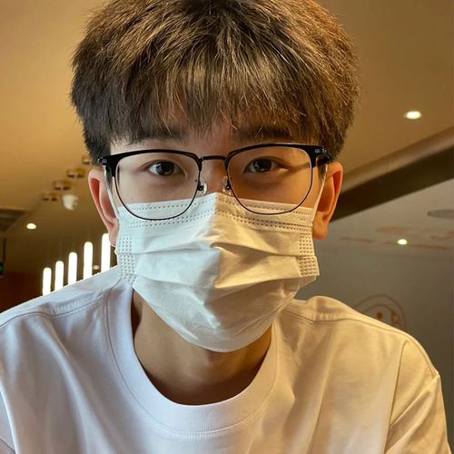 金属半框眼镜男生潮ins近视可配高度散光度数超轻眼镜框斯文痞帅