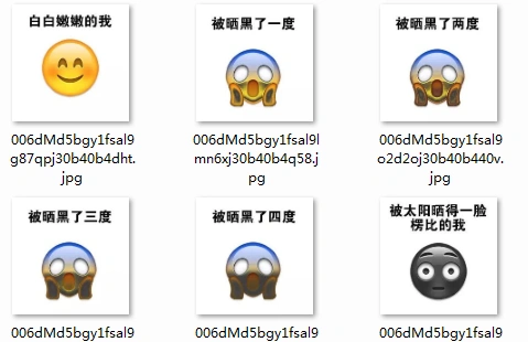 为什么有人一晒就黑表情包