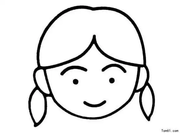 的小女孩图教程简笔画怎么画步骤教程画人脸五官简笔画动漫人脸简笔画