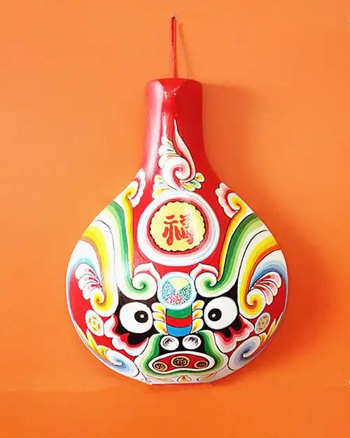 鼎麓陕西民间特色礼品手工彩绘马勺社火脸谱脸谱