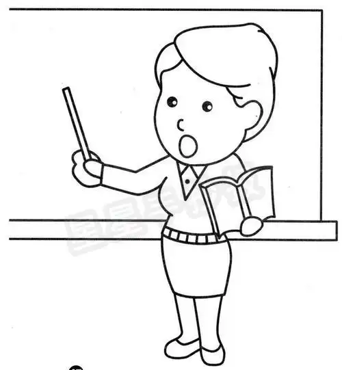 如何画一个女老师1女数学老师的简笔画如何画