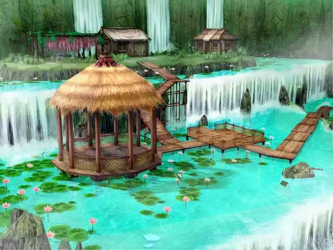 仙四场景图 - 同人作品 橘汁仙剑网