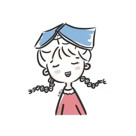 简单可爱的简笔画女生头像