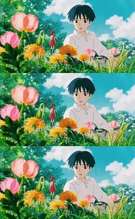 借东西的小人阿丽埃蒂壁纸(宫崎骏动漫卡通治愈系拼接无水印手机壁纸