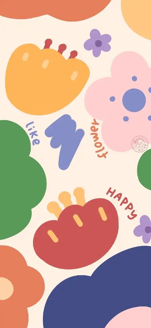 壁纸可爱卡通拼接风持续更新