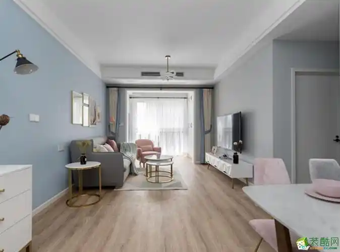 成都95平米现代风格三室两厅一厨一卫案例装修效果图赏析丰立装饰