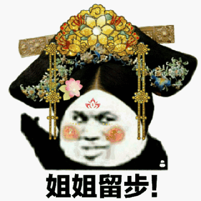姐姐留步(宫廷熊猫头表情包)