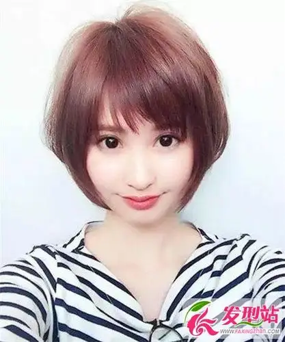 脸大下巴宽发型