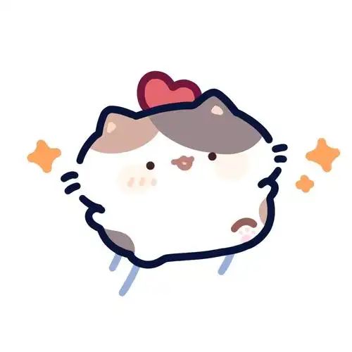 可爱吃货猫咪头像 画师ins:gud_doodle