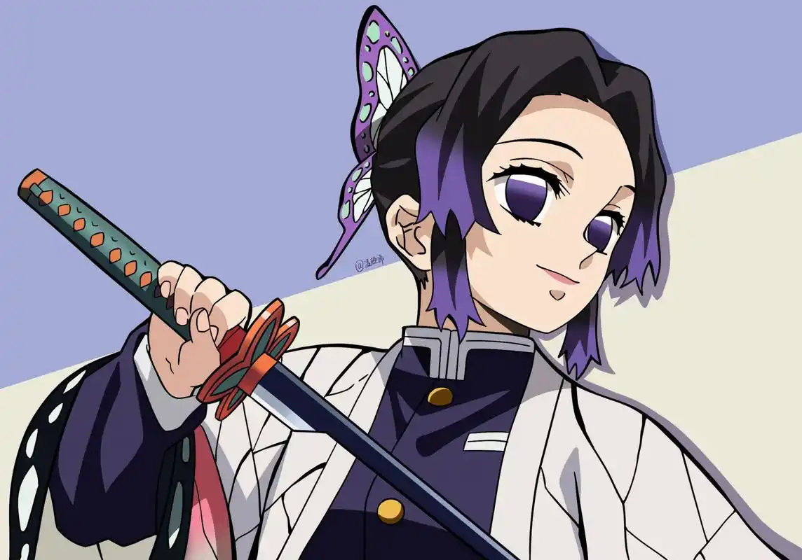 鬼灭之刃||蝴蝶忍壁纸第二弹来袭 蝴蝶忍姐姐壁纸不仅有手机尺寸,还有