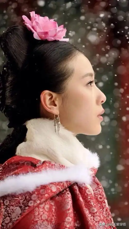 盘点女星古装唯美的侧脸镜头,你觉得谁最美!