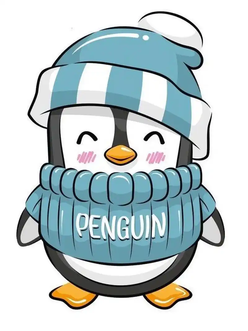 96你们要的q版企鹅绘画素材来了～96 分享一篇可爱的q版企鹅素材