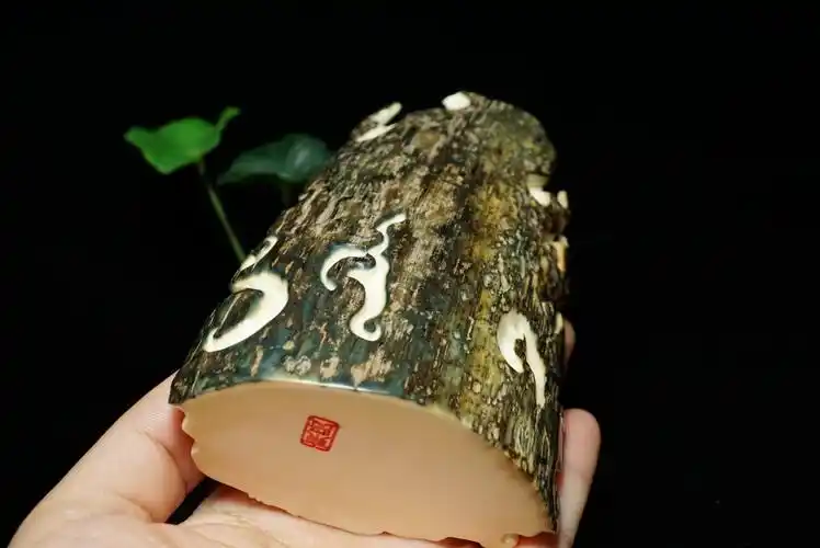 文玩 猛犸象牙工艺品 大师手工观音菩萨小摆件 猛犸牙雕冰料 一体整料