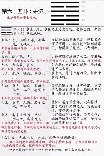 《易经》未济卦(64)