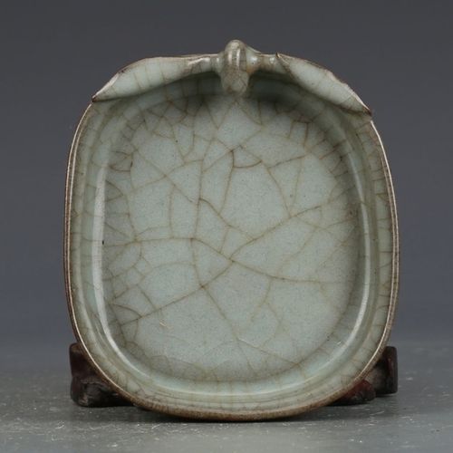 南宋官窑粉青釉苹果洗 古董古玩收藏品 五大名窑仿古瓷器 全手工