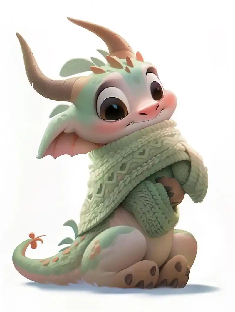 可爱的小龙来了