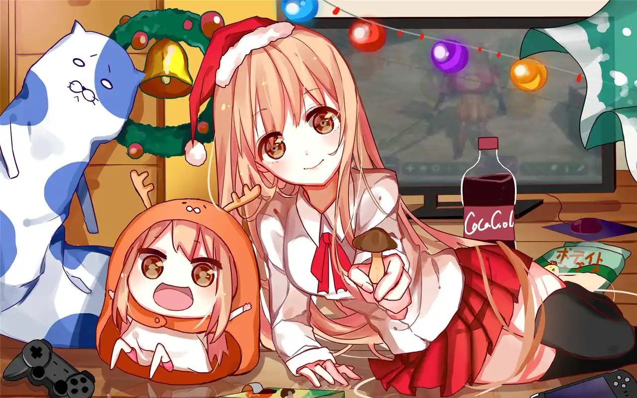 《干物妹小宅》超萌小宅可爱动漫桌面壁纸(二)高清大图预览1920x1200_