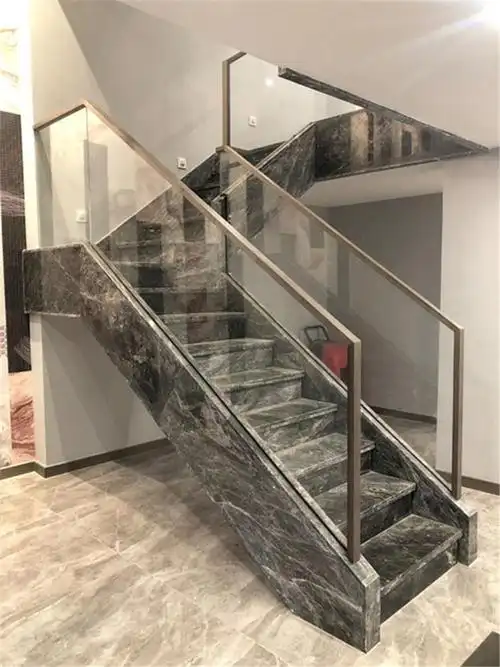 钢化玻璃栏杆 南岸玻璃栏杆 攀鸿 别墅楼梯玻璃扶手 量大价优