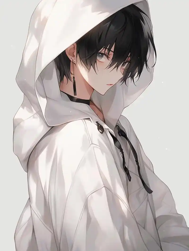 ai分享.卫衣男孩 #二次元 #纯情男高漫画脸 #动漫男头  - 抖音