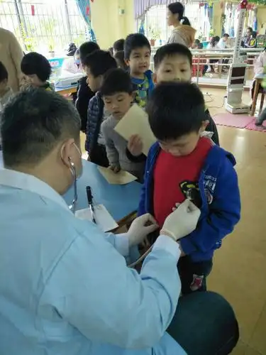 快乐成长,健康相伴---山水城阳光幼儿园体检活动