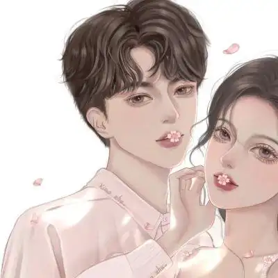 情侣动漫头像2022最新版一男一女特别唯美好看的动漫情侣图片大