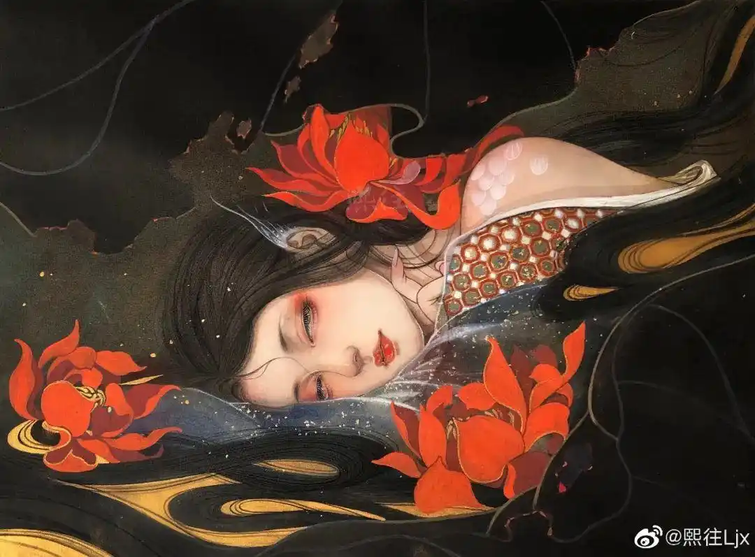 90后妹子画出古风美人张张惊艳