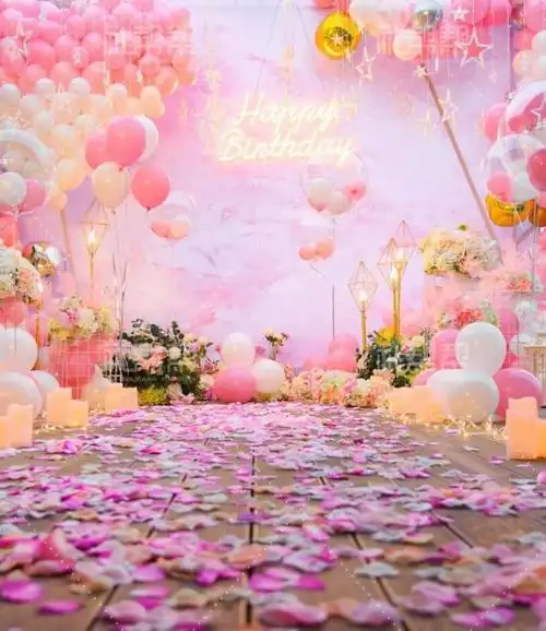 生日派对布置图片生日现场布置效果图
