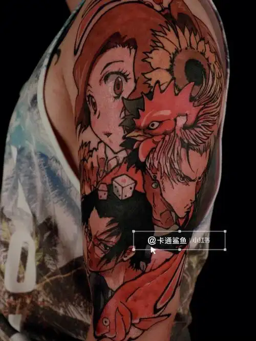 动漫纹身混沌武士