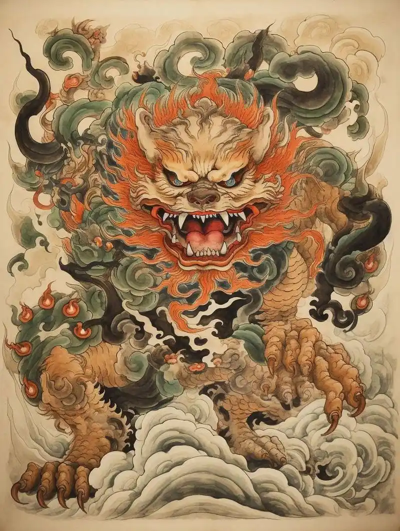 招财进宝神兽  貔貅是中国古书记载和民间神话传说中的一种凶猛的瑞兽