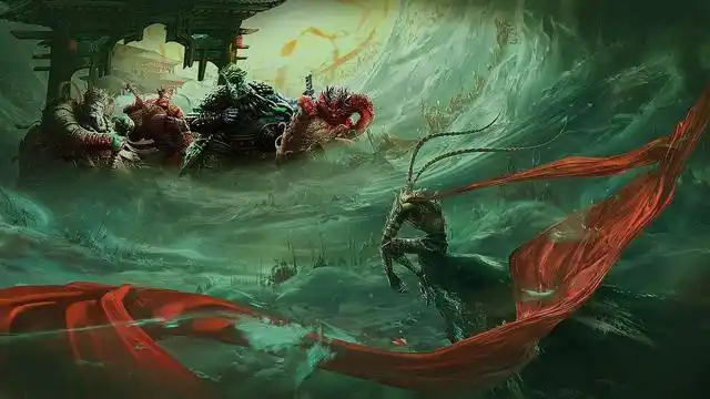 十万天兵天将布下天罗地网,把花果山隔离出三界,连观音都出手了