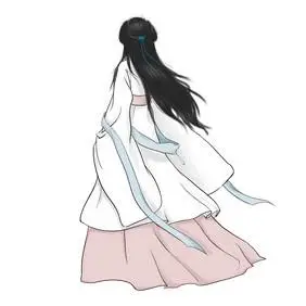 古风古代古装美女背影