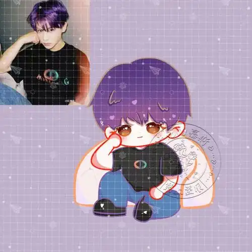 黄明昊q版人物客单展示