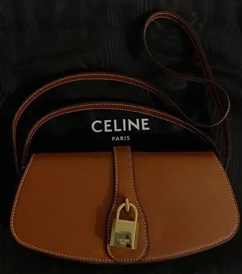 celine腋下包锁头包