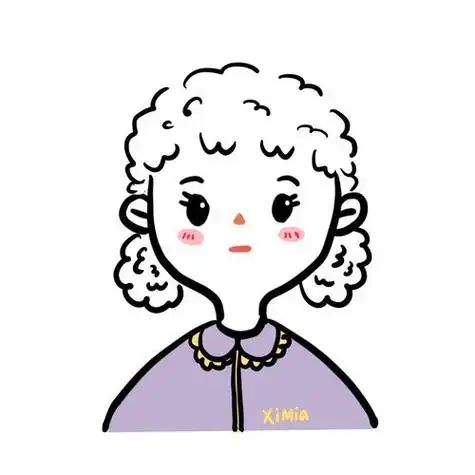 简笔画彩色人物头像