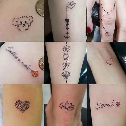 超级强小清新女士纹身图案大合集佳佳刺青专业图案