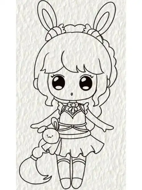 简笔画小舞谁都画得出来