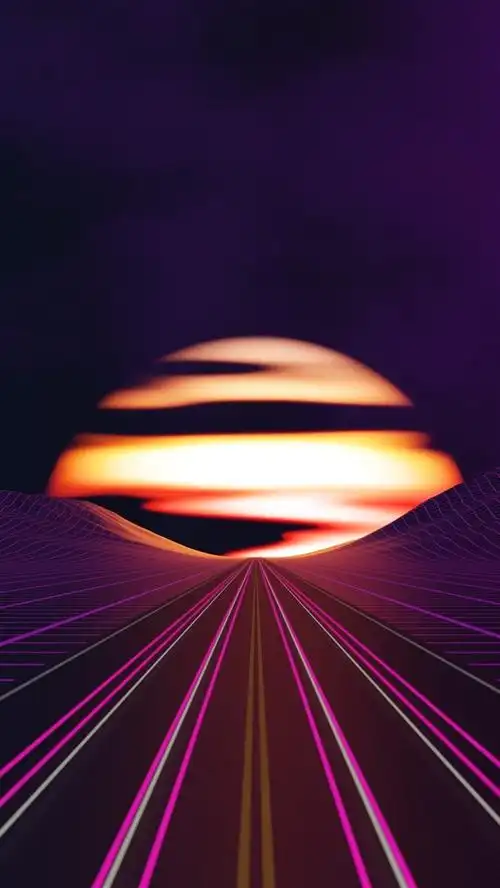 壁纸 抽象的风景,山,太阳 3840x2160 uhd 4k 高清壁纸, 图片, 照片