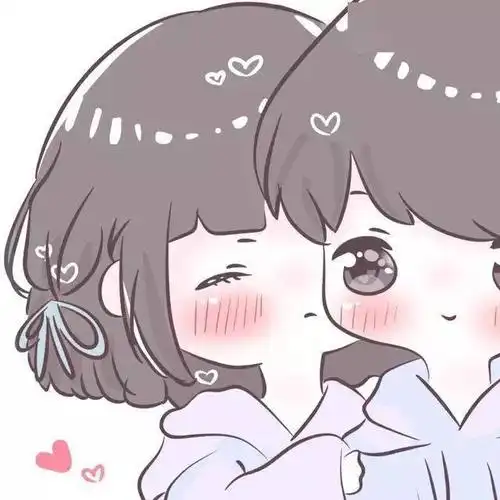 情侣头像q版情头甜暖情侣头像一见入迷