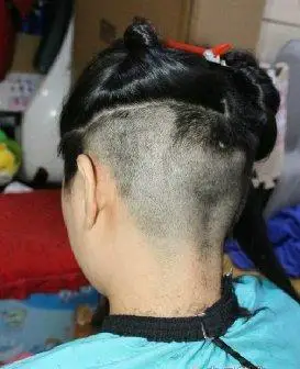 售楼小姐剪后空bob头-发之美404