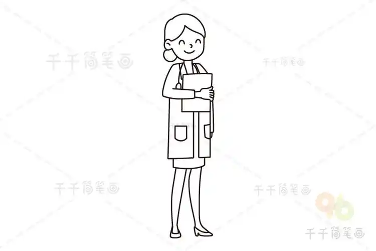 医生怎么画_医生简笔画