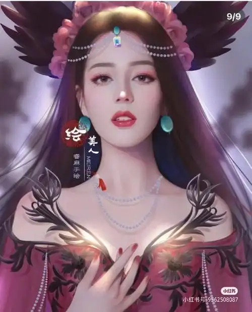 迪丽热巴漫画头像