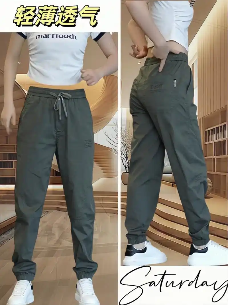 啄木鸟夏季男士工装休闲裤