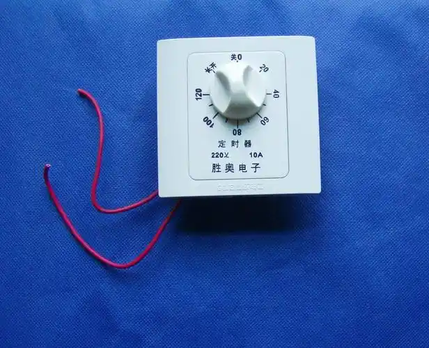 86型面板式60分/120分钟机械式定时器定时/延时开关水泵定时开关